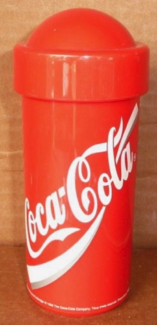 7521-2 € 2,50 coca cola drinkbeker met schroefdeksel